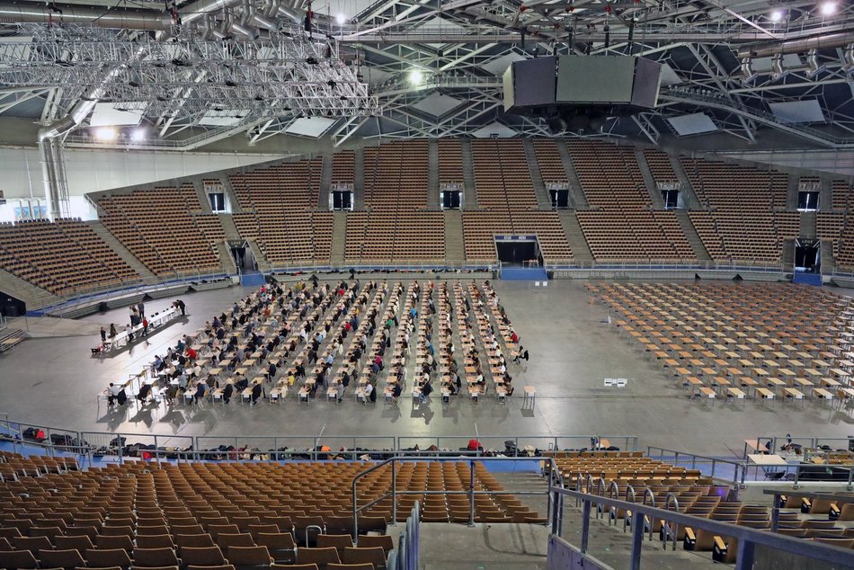 Egzamin lekarzy w Atlas Arenie