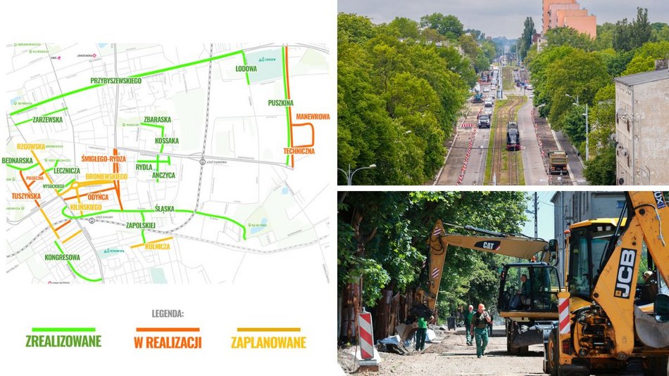 Łódź. Remonty dróg na Górnej. Zrealizowane inwestycje i wielkie plany