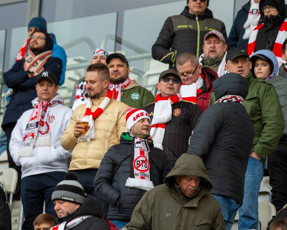 Kibice na meczu ŁKS Łódź kontra Bruk-Bet Termalica Nieciecza. Byłeś? Odszukaj się w galerii