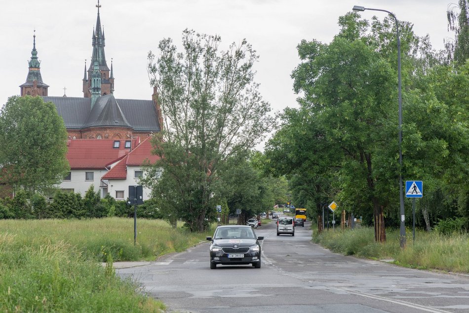 Łódź. Ulica św. Wojciecha w Łodzi