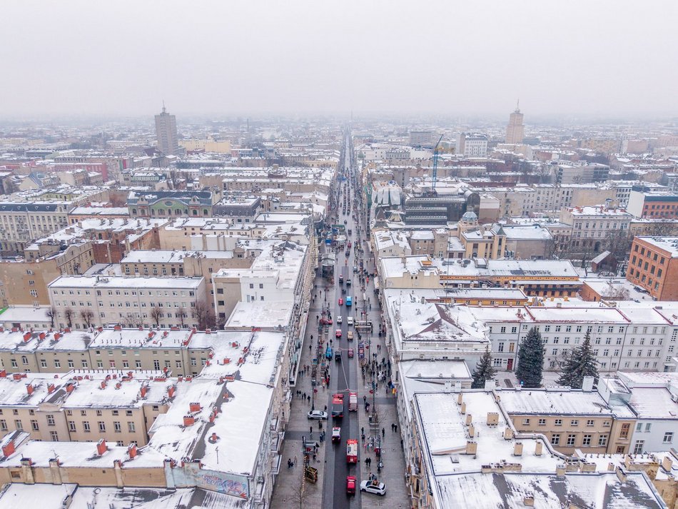 Łódź. WOŚP 2026 w Łodzi. Motoszarża po raz pierwszy opanowała Piotrkowską! [ZDJĘCIA]