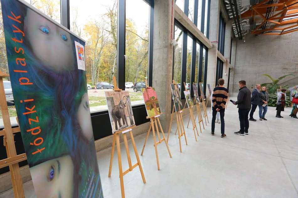 Wystawa prac plenerowych uczniów Państwowego Liceum Sztuk Plastycznych w Łodzi w Orientarium Zoo Łódź