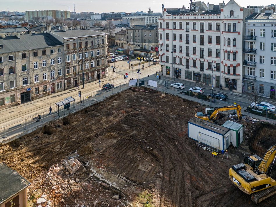 Nowe osiedle mieszkaniowe Flora w Łodzi