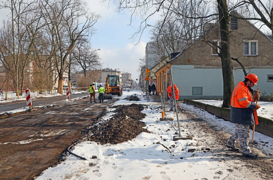 Przybyszewskiego w remoncie