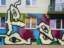 Łódź. Nowy mural w centrum Łodzi! Tak kolorowo tam jeszcze nie było