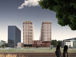 Łódź. Dwie wieże przy Piłsudskiego w Łodzi. Jest pozwolenie na budowę