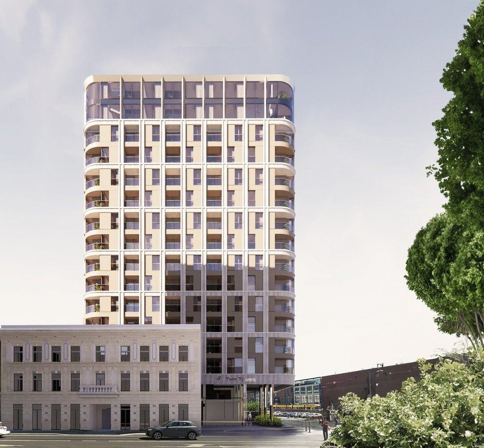 Łódź. Dwie wieże przy Piłsudskiego w Łodzi. Jest pozwolenie na budowę