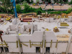Aquapark Widzew w Łodzi. Zdjęcia z budowy