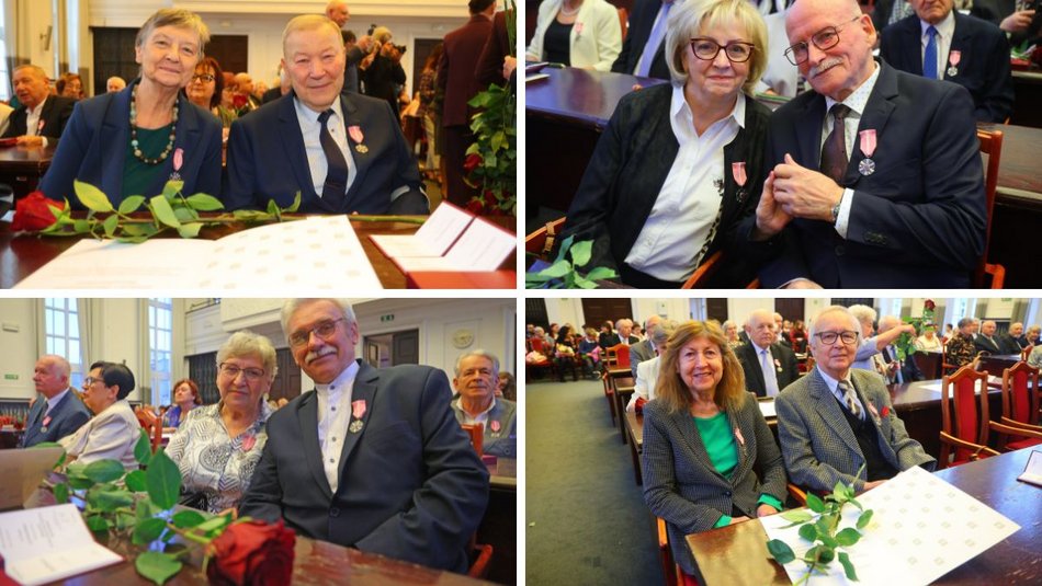 Łódź. Medale za długoletnie pożycie małżeńskie. Rekordziści są razem od 66 lat!