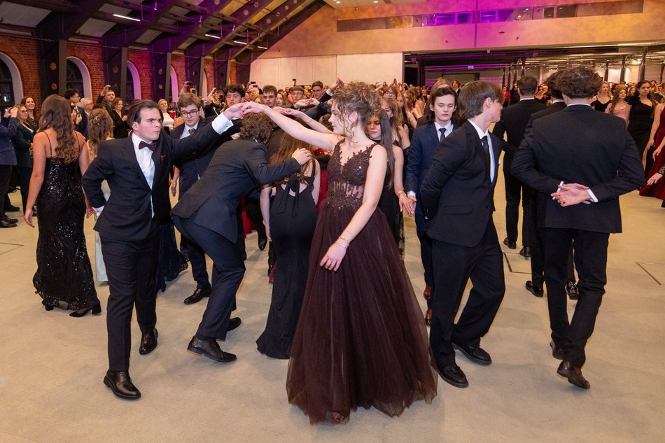 Łódź. Studniówka I LO w Łodzi