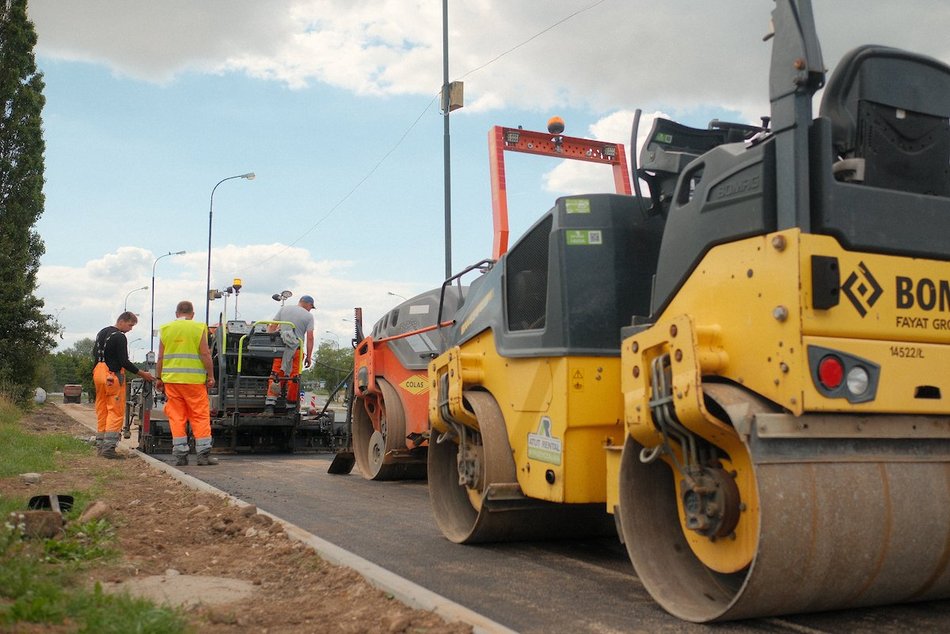 Łódź. Remont ul. Puszkina w Łodzi