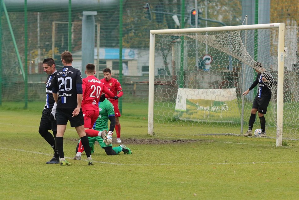 piłkarze na murawie