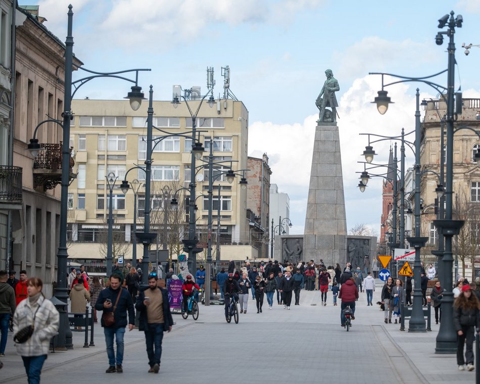 Plac Wolności - tłumy