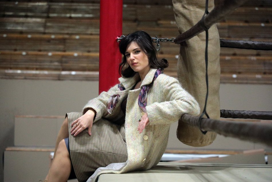 Plan filmowy w Hali Sportowej w Łodzi