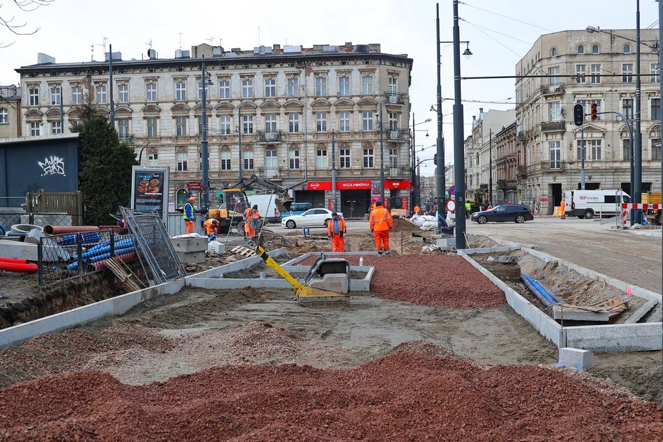 Remont skrzyżowania Zachodniej z Legionów