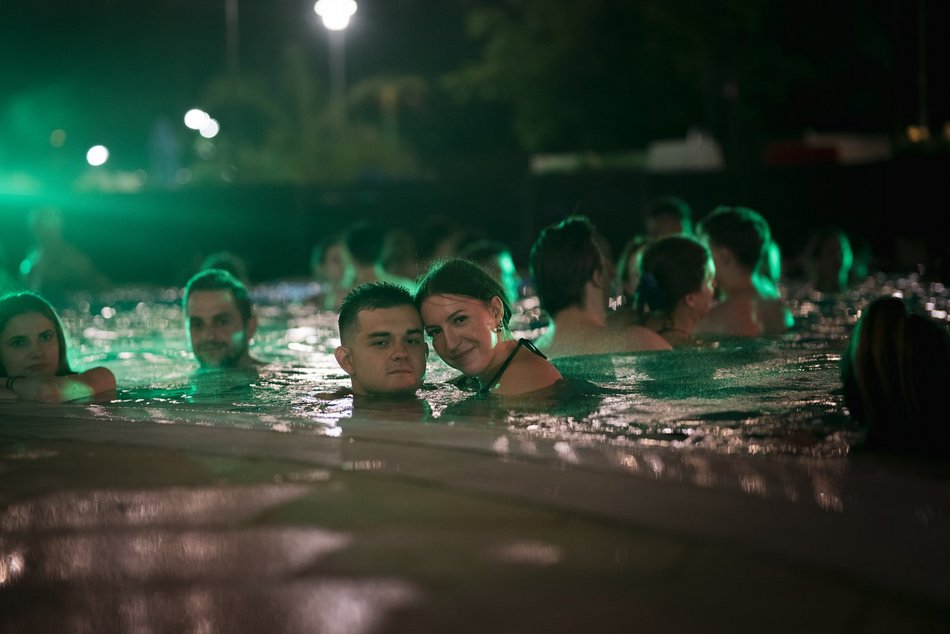 After party Łódź Summer Festival 2025. Impreza przeniosła się do Aquaparku Fala