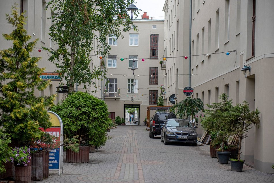 Łódź. Kamienica przy Piotrkowskiej 107