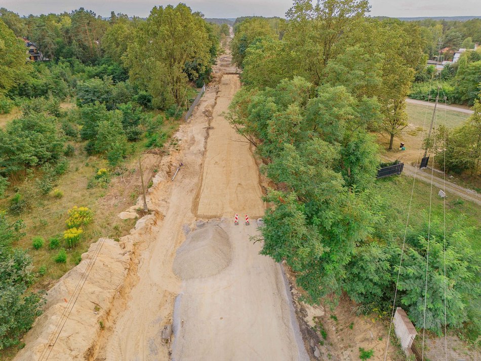 Wielki remont Szczecińskiej w Łodzi. Widać już rondo przy Rąbieńskiej