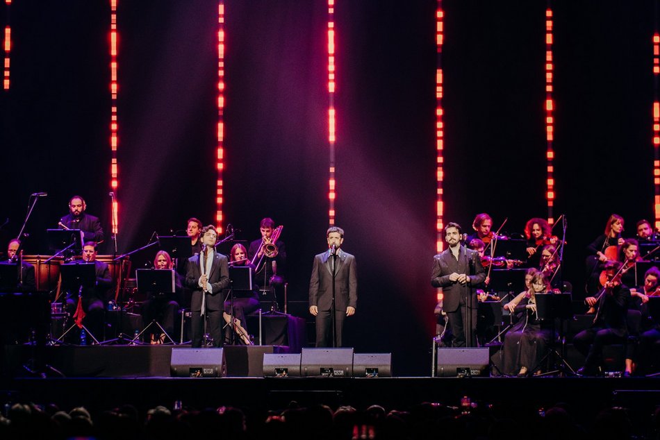 Il Volo w Łodzi. Włoskie trio wystąpiło z koncertem jubileuszowym w Atlas Arenie