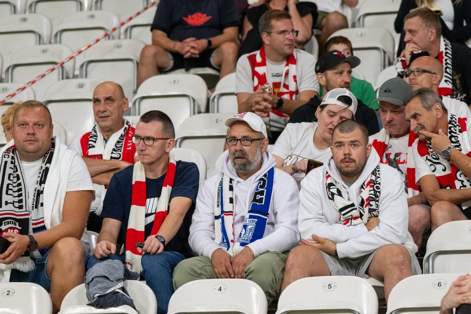 Łódź. Kibice na meczu ŁKS Łódź - Wieczysta Kraków. Byłeś/aś? Znajdź się w galerii
