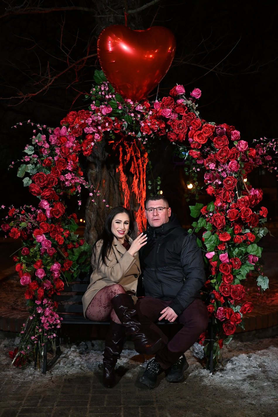 Łódź. Walentynki w Pasażu Rubinsteina w Łodzi. Aż czuć miłość w powietrzu!