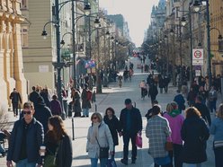 Wiosna w Łodzi! Piotrkowska i Plac Wolności pełne spacerowiczów!