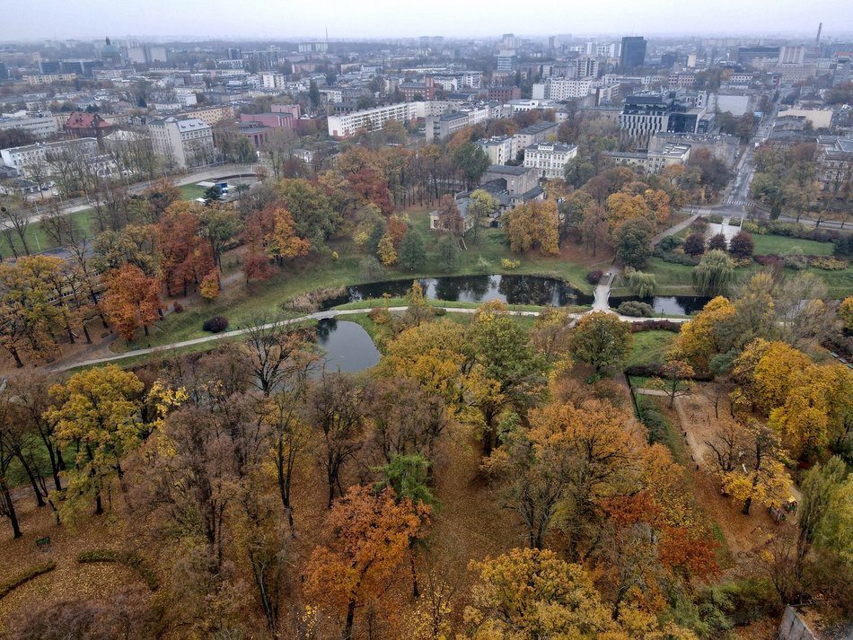 zdjęcia parku helenów z lotu ptaka