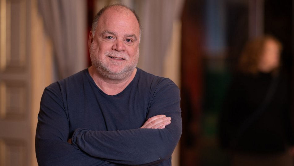 Peter Gizzi w Domu Literatury w Łodzi. To jeden z najwybitniejszych współczesnych poetów 