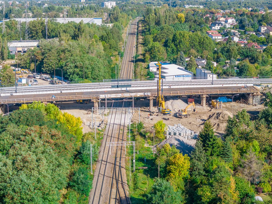 Przybyszewskiego - remont wiaduktu 