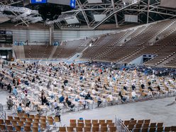 Łódź. Atlas Arena największą salą egzaminacyjną w Polsce! Medycy sprawdzają swoją wiedzę