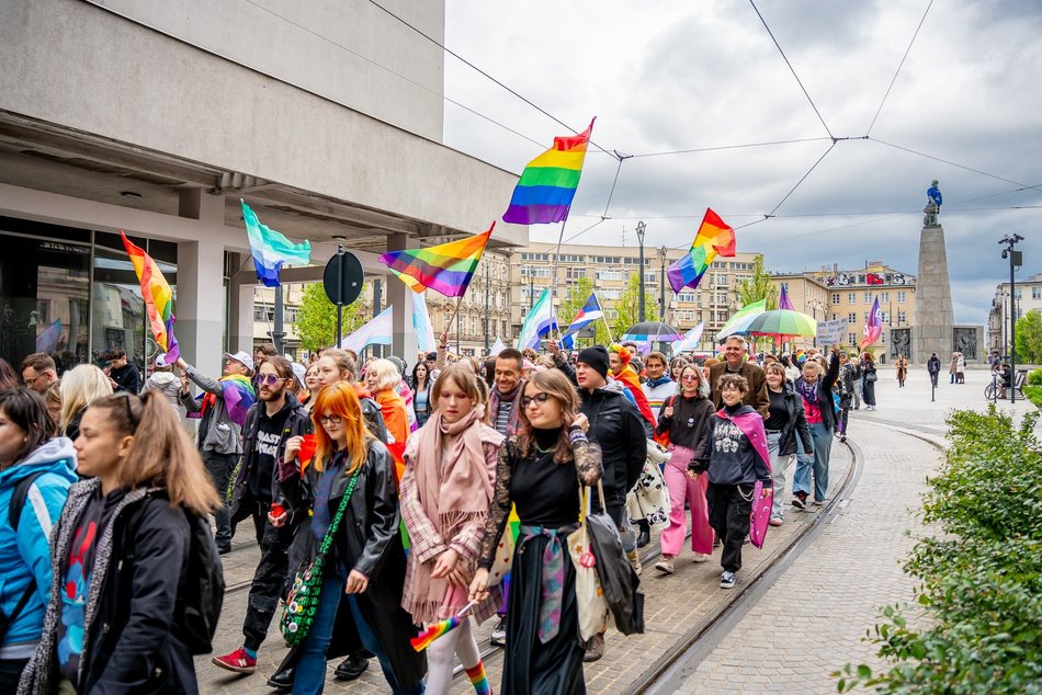 Łódź. Marsz Równości Łódź 2025 przeszedł ulicami miasta. Moc pozytywnej energii!