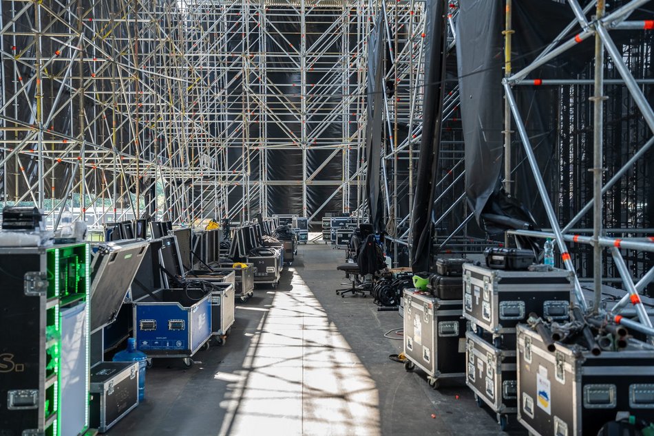 Łodź Summer Festival 2025. Zobacz, jak powstaje festiwalowe miasteczko