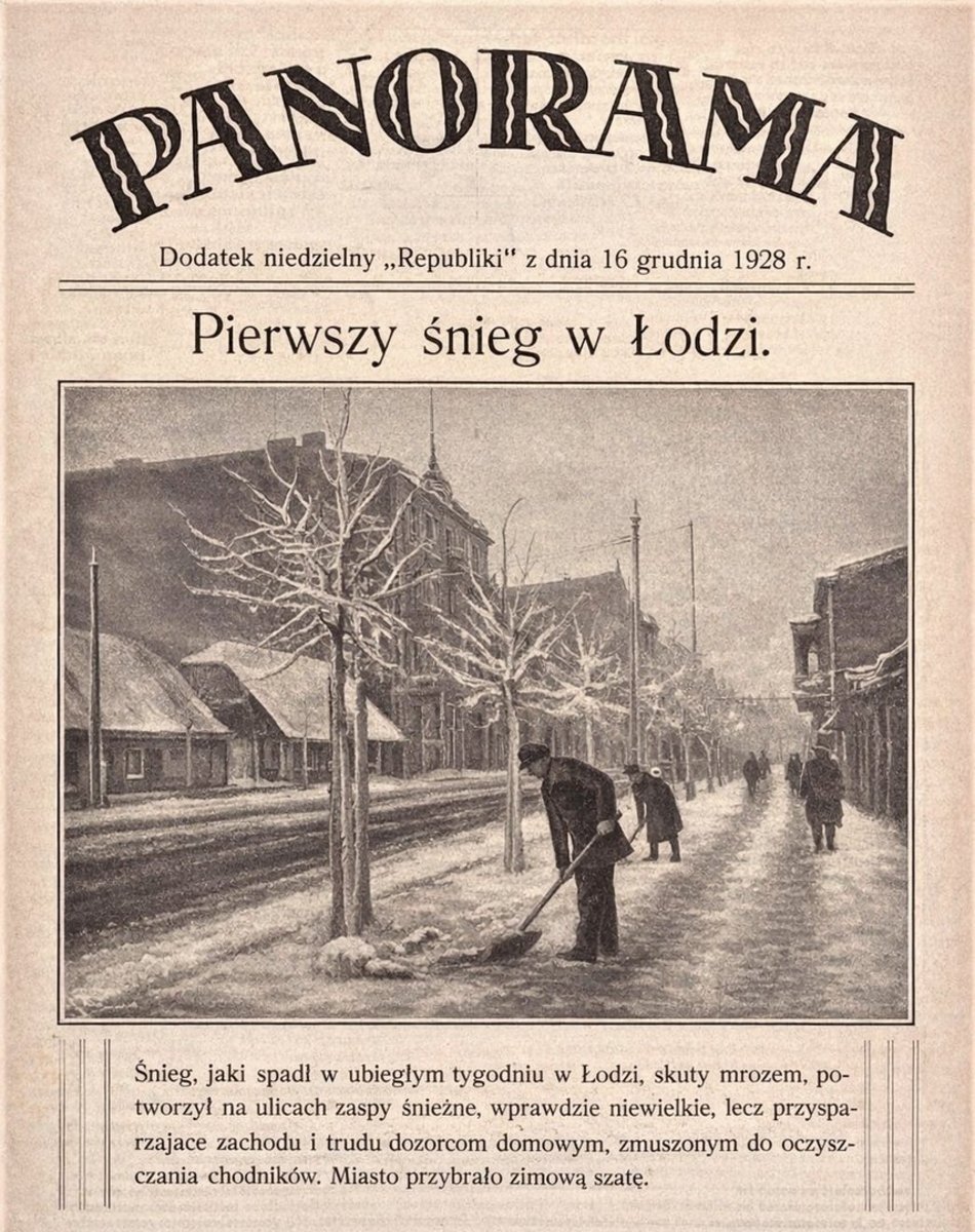 Łódź. Czym były śniegowce w Łodzi? Historia o tym, jak kiedyś w mieście usuwano śnieg