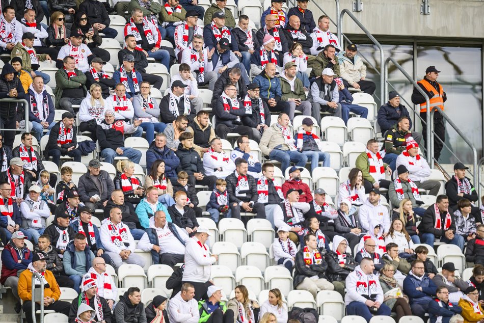 Kibice na meczu ŁKS Łódź z GKS Tychy. Byłeś? Znajdź się w galerii!