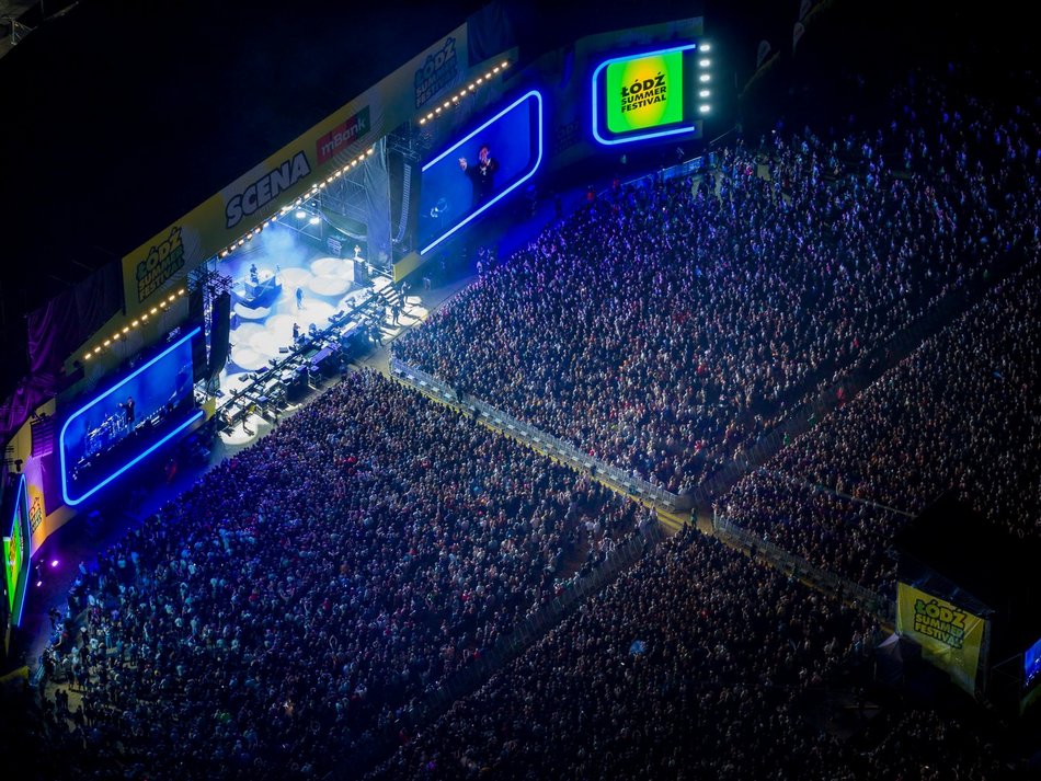 Łódź Summer Festival 2025 z lotu ptaka! Zobacz te spektakularne kadry!