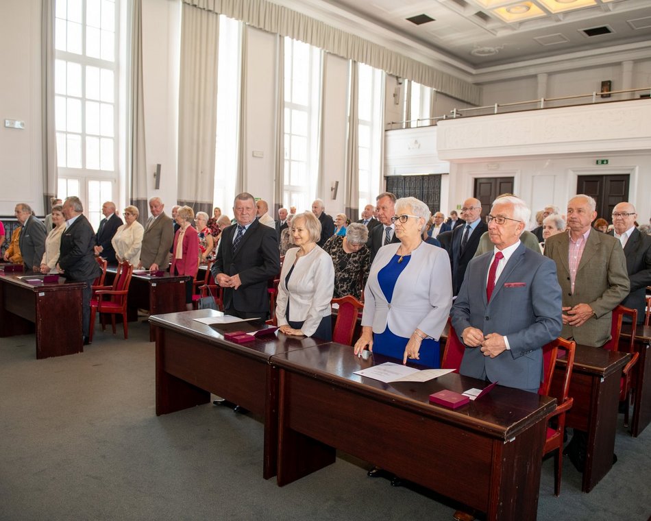 Medale za długoletnie pożycie małżeńskie trafiły do jubilatów z Łodzi.