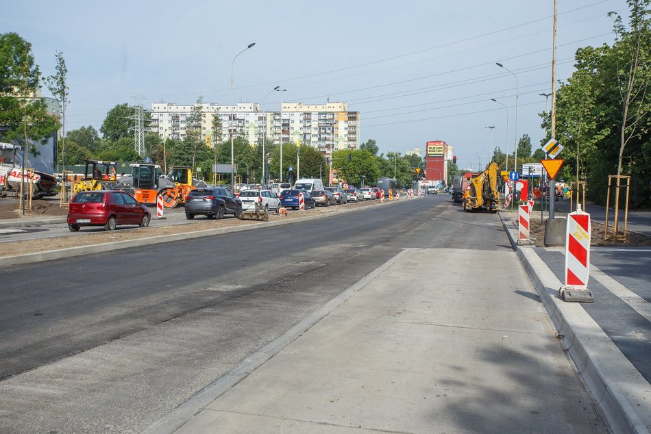 Finisz prac na Lutomierskiej