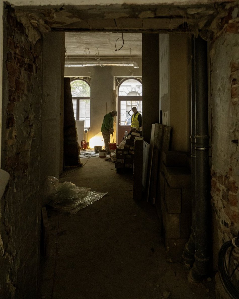 remontowana kamienica