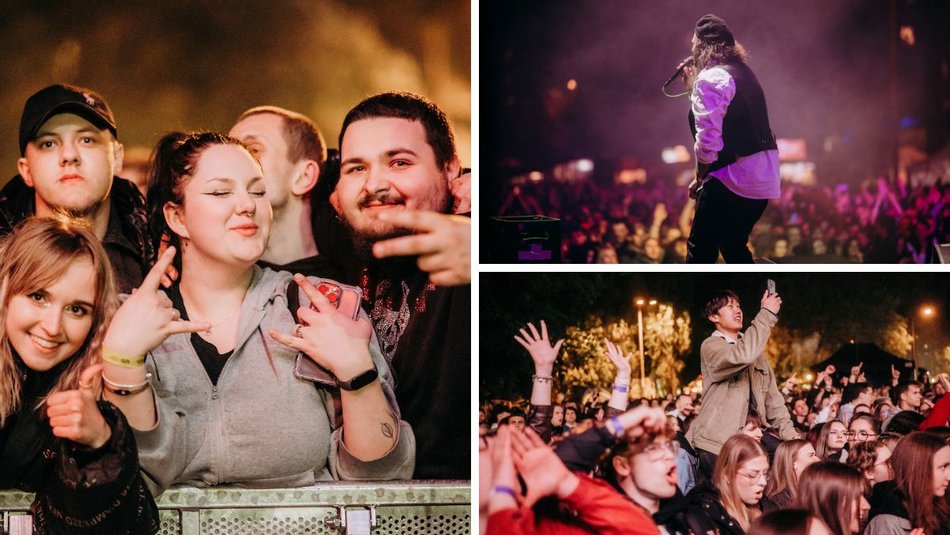 Łódź. Juwenalia 2025 w Łodzi. Pierwsze koncerty na Lumumbowie przyciągnęły tłumy