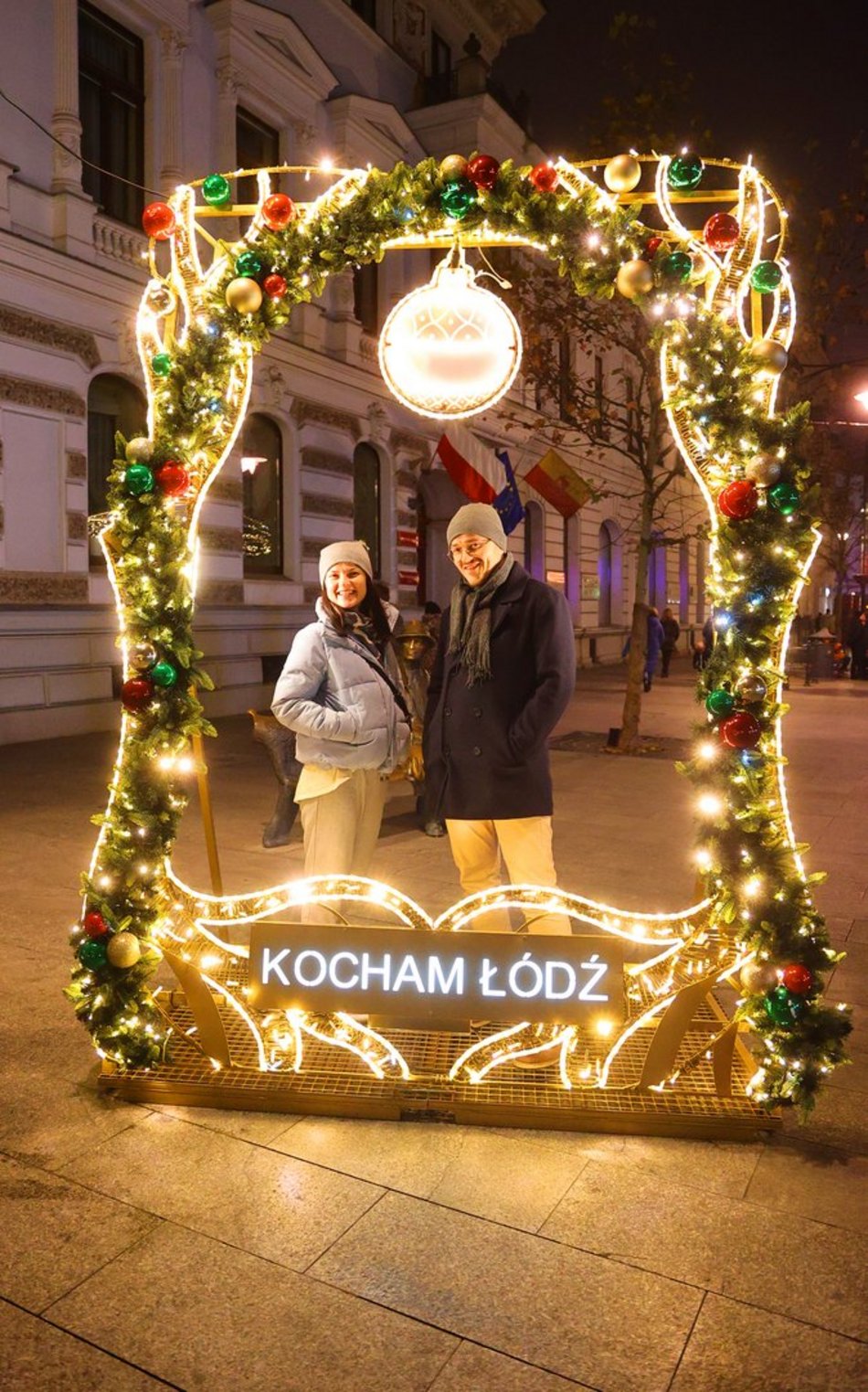 Świąteczna iluminacja Piotrkowskiej Łódź