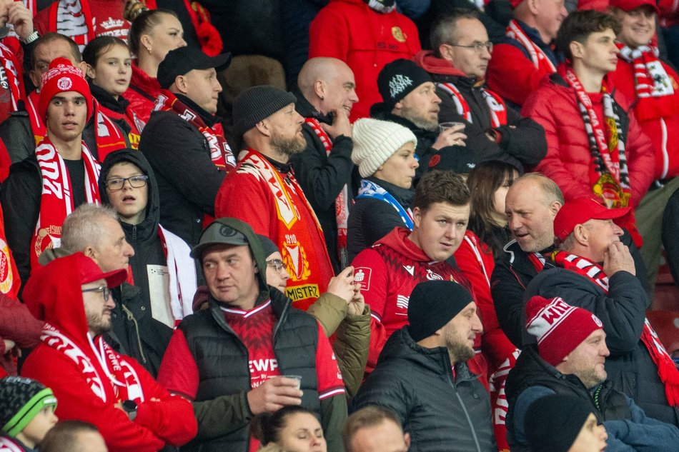 Kibice na meczu Widzewa Łódź z Zagłębiem Lubin. Byłeś/aś? Odszukaj się w galerii