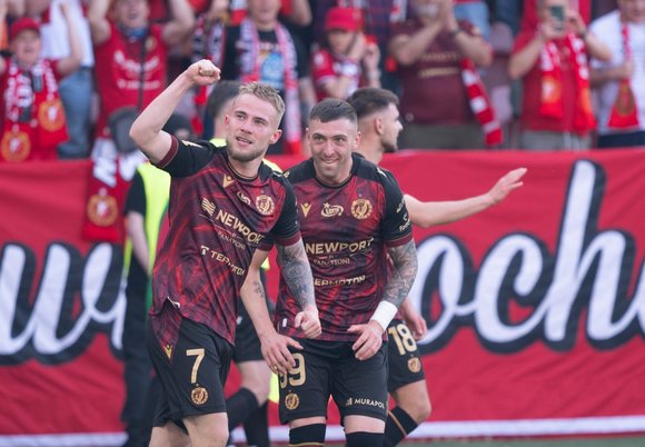 Łódź. Piłkarze Widzewa Łódź