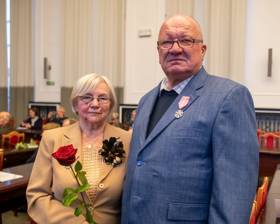 Medale dla małżeństw z Łodzi