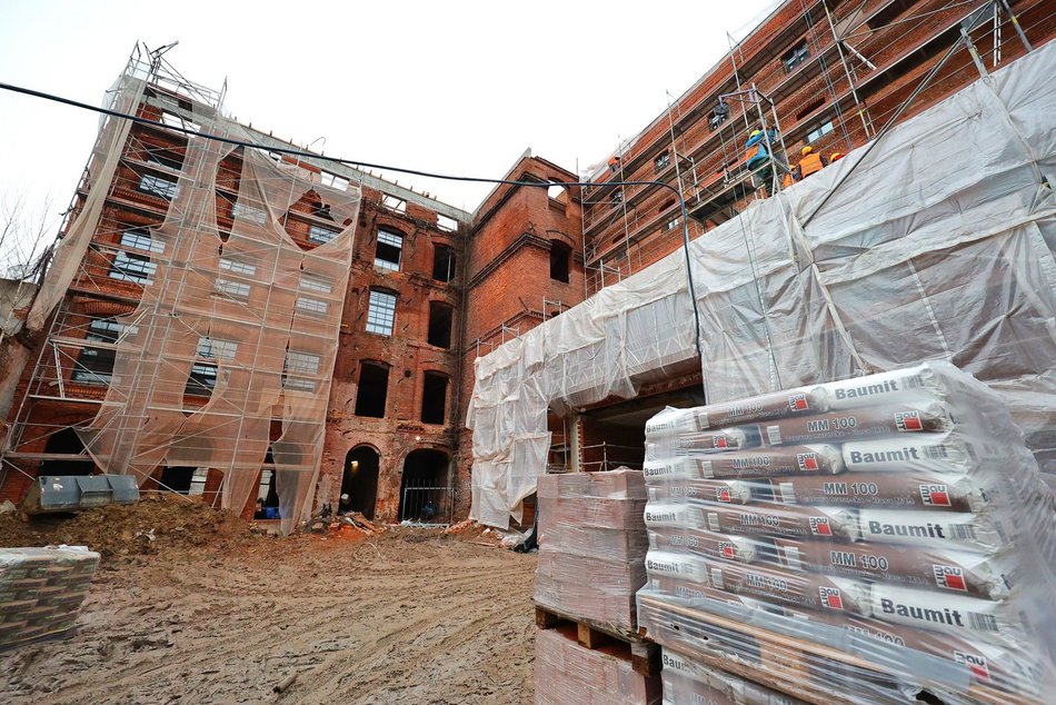 Fabryka przy ul. Sienkiewicza 63 - remont