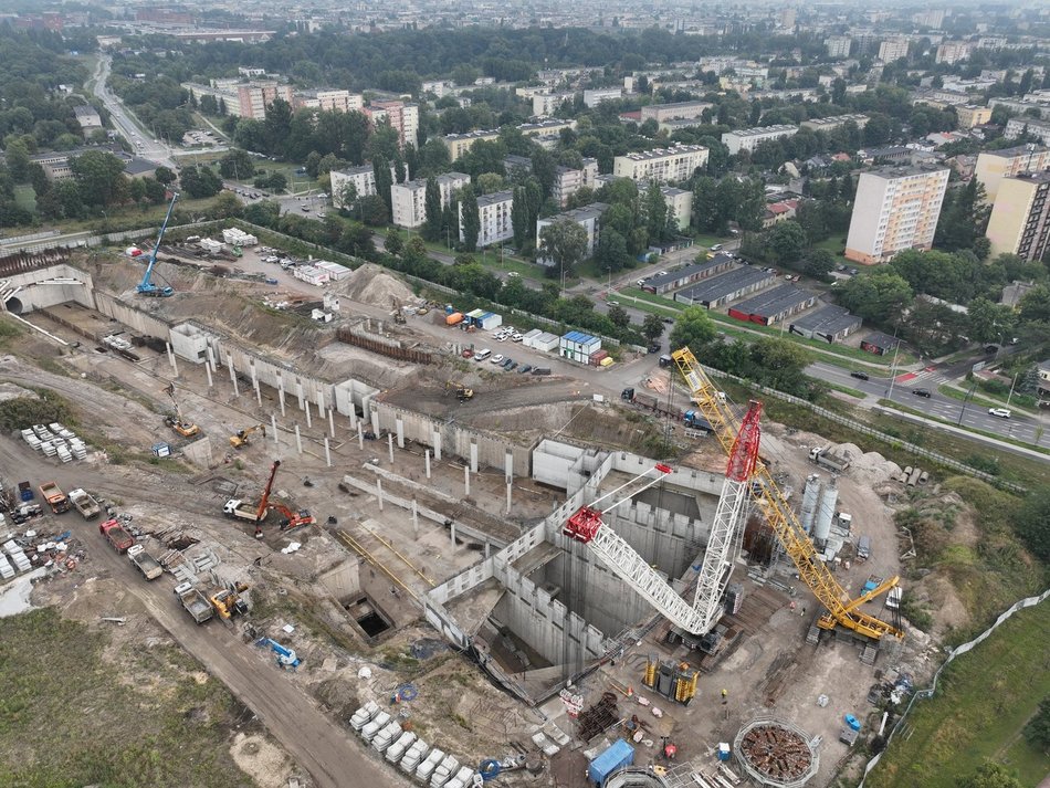 Tunel pod Łodzią, demontaż Faustyny