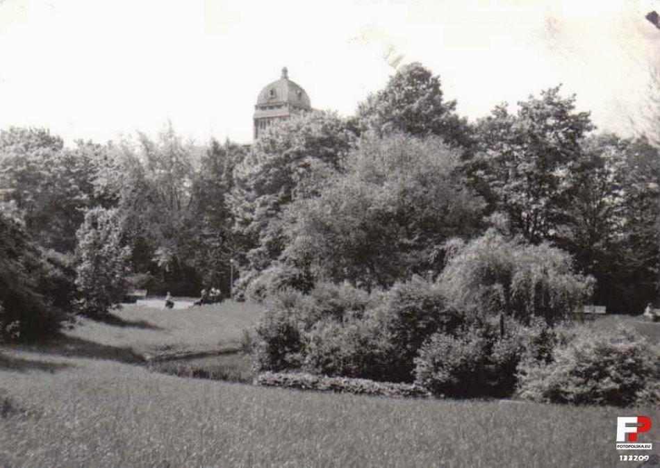 Łódź. Park Staszica na starych fotografiach