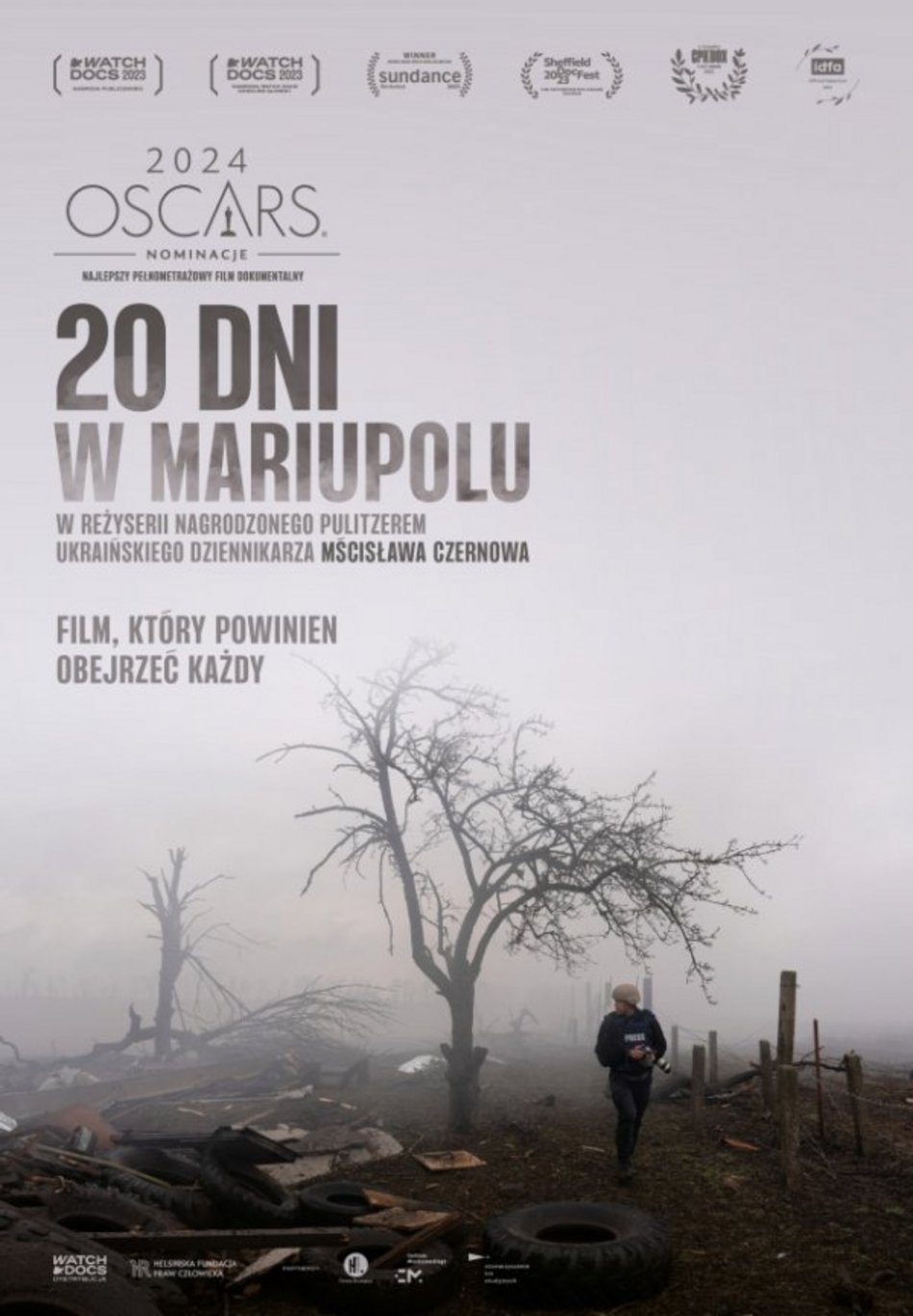 Plakat filmu "20 dni w Mariupolu"
