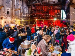 Łódź. Kulinarny Targ Świąteczny w Fuzji Łódź. Smakołyki, lodowe rzeźby i więcej