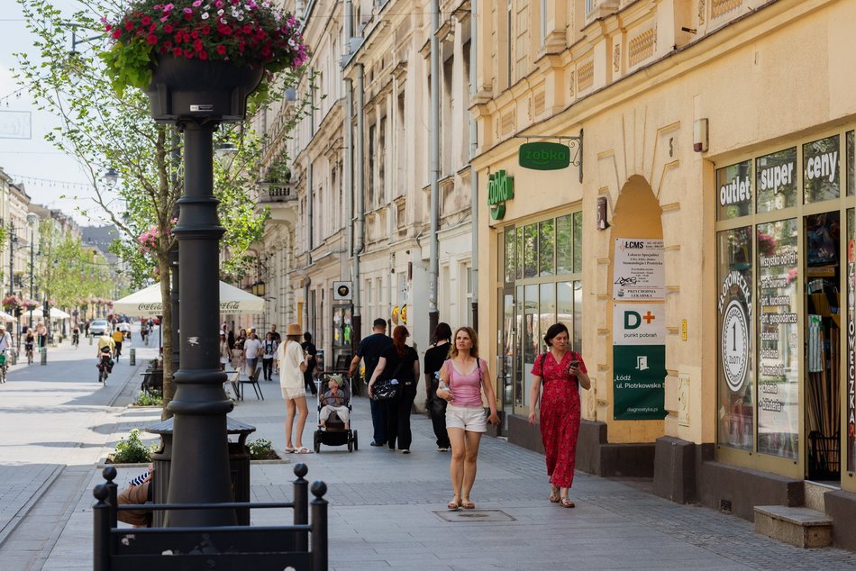 Łódź. Piotrkowska