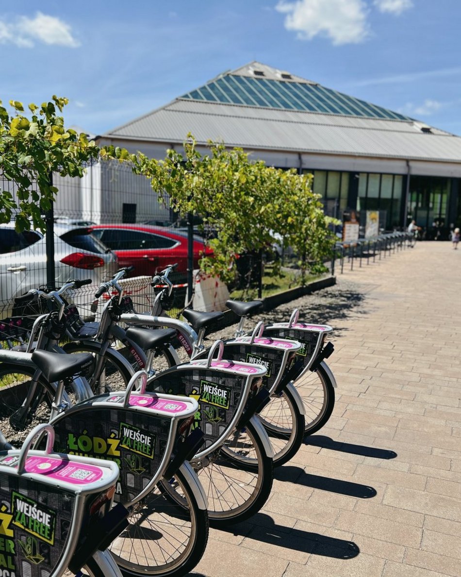 Nowa stacja Łódzkiego Roweru Publicznego obok Aquaparku Fala